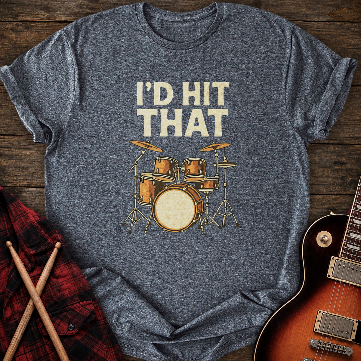 SOUNDOSE Hit That  T-Shirt — Dark Heather t-shirt