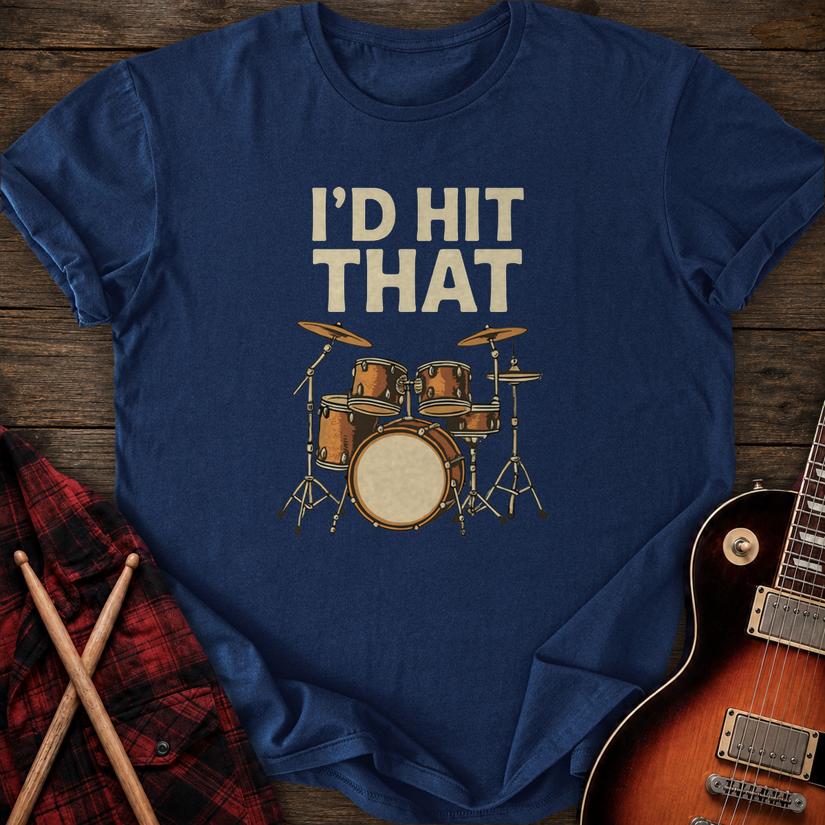 SOUNDOSE Hit That  T-Shirt — Navy t-shirt