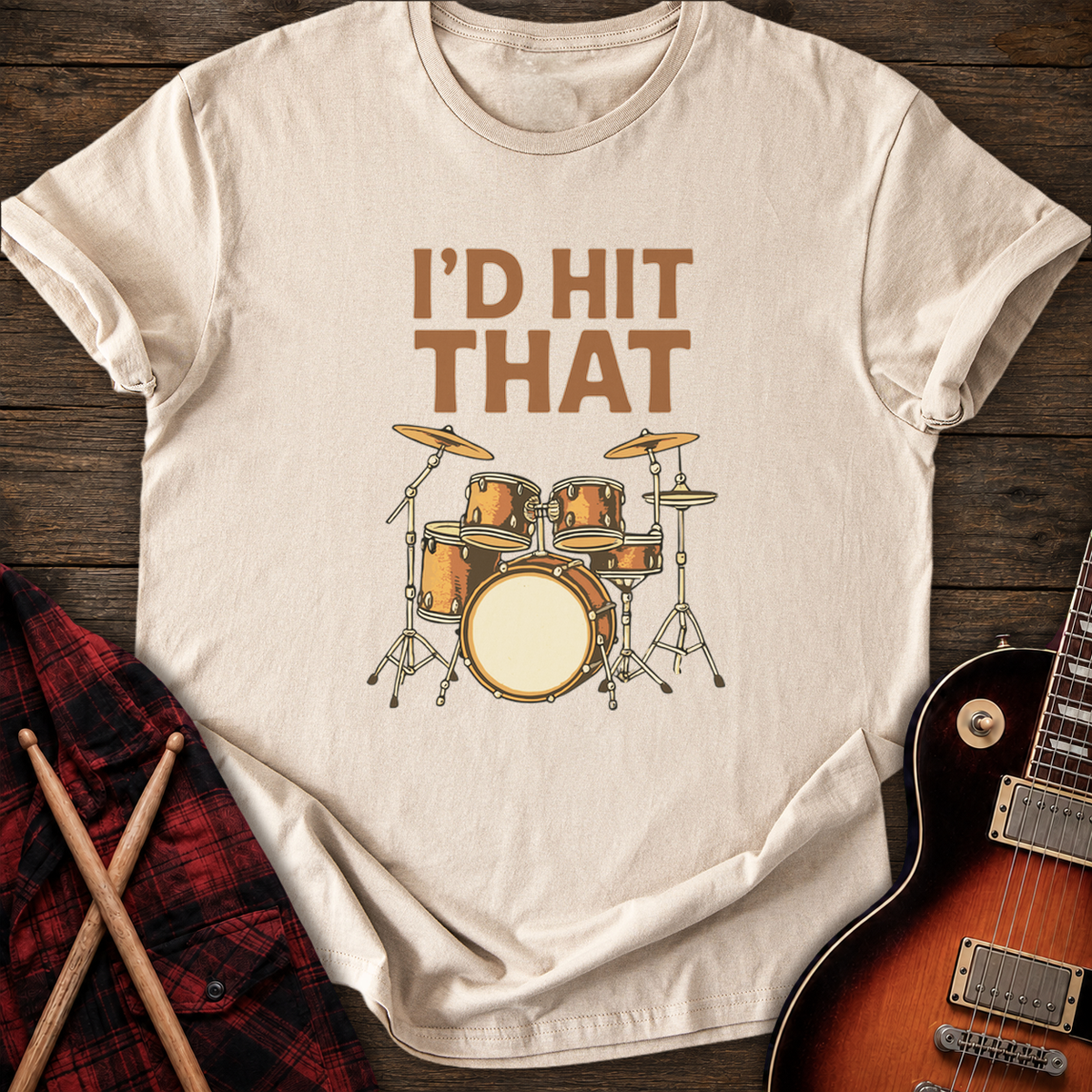 SOUNDOSE Hit That  T-Shirt — Sand t-shirt