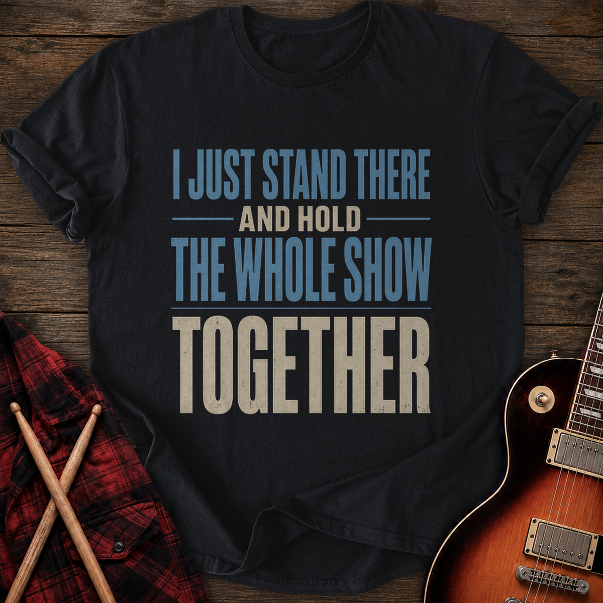 SOUNDOSE Hold It Together T-Shirt — Black t-shirt