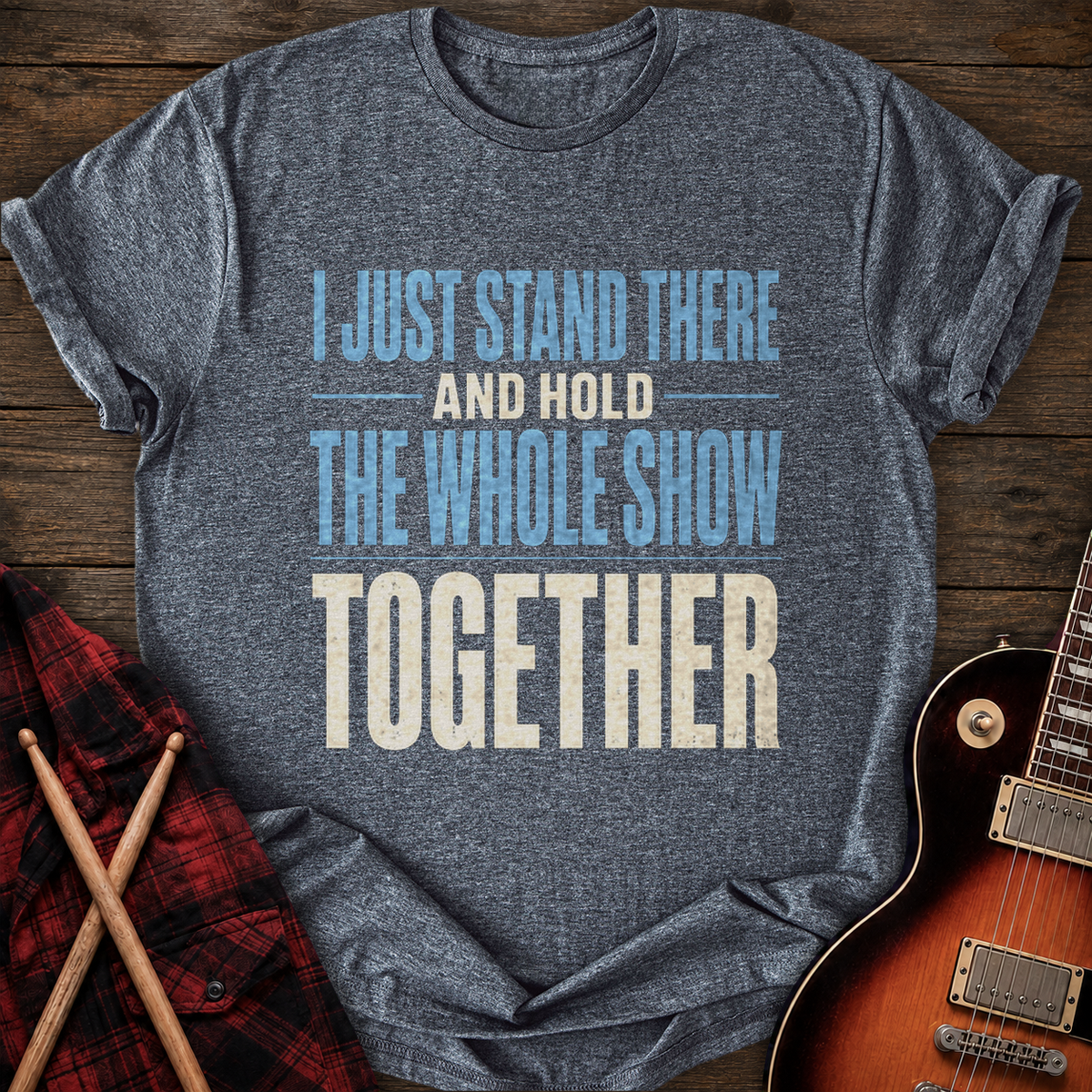 SOUNDOSE Hold It Together T-Shirt — Dark Heather t-shirt