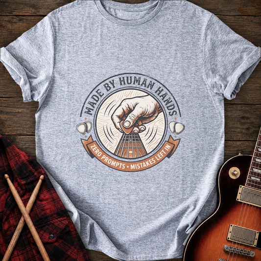 SOUNDOSE Human Hands T-Shirt — Sport Grey t-shirt