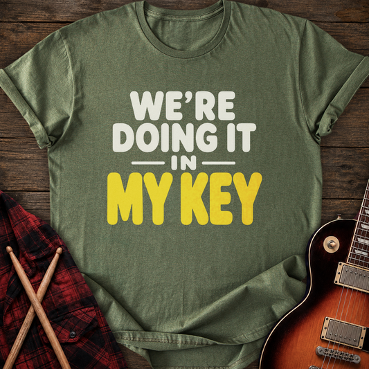 SOUNDOSE In My Key T-Shirt — Military Green t-shirt