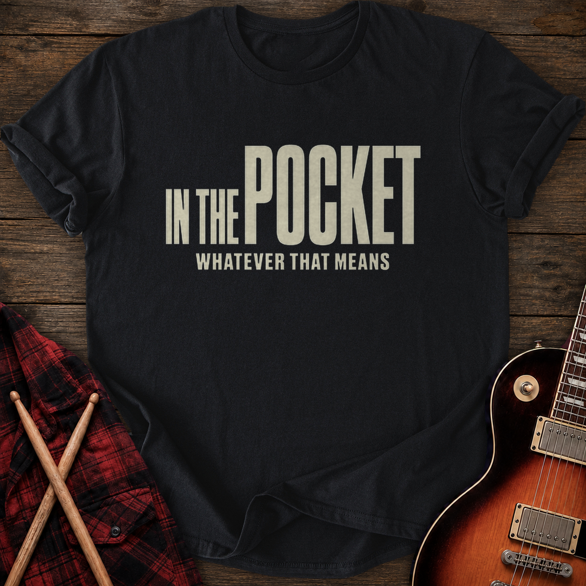 SOUNDOSE In The Pocket T-Shirt — Black t-shirt