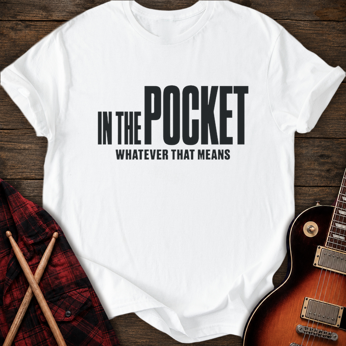 SOUNDOSE In The Pocket T-Shirt — White t-shirt