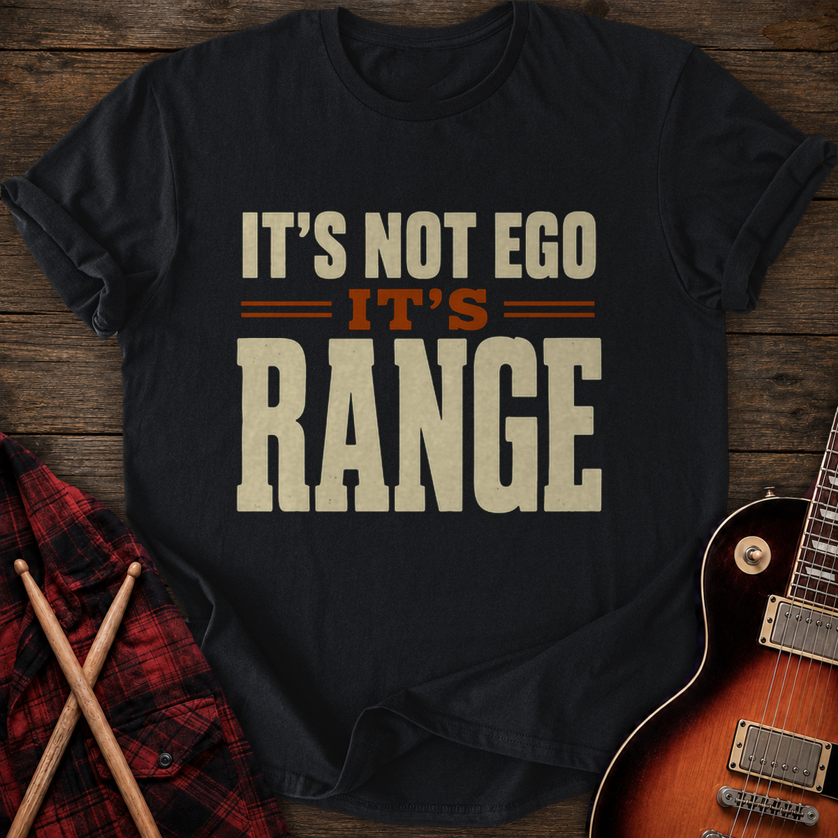 SOUNDOSE It's Range T-Shirt — Black t-shirt