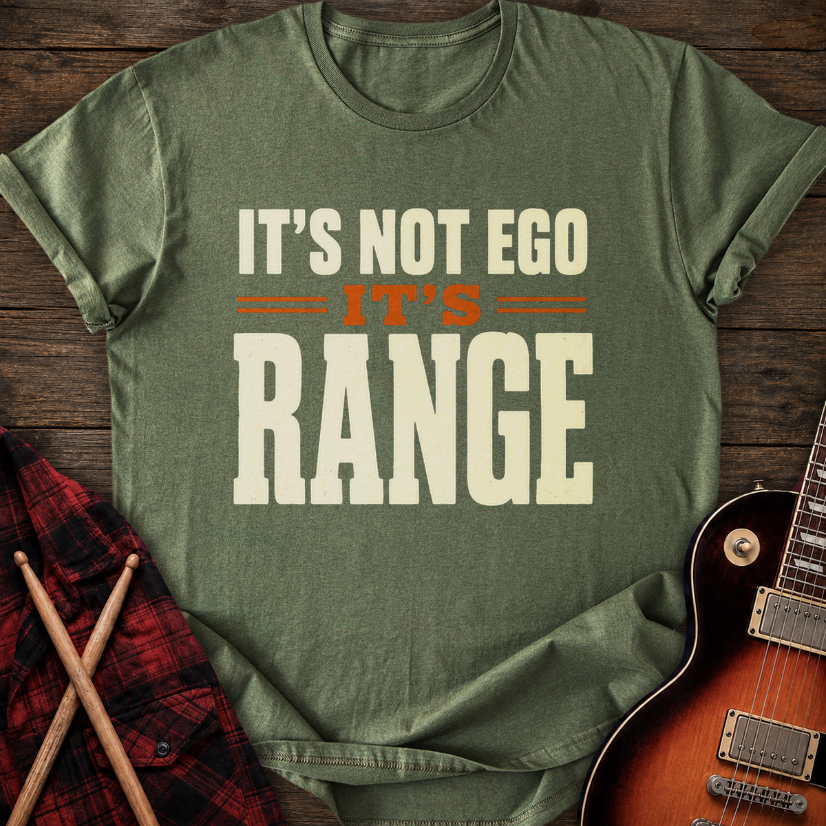 SOUNDOSE It's Range T-Shirt — Military Green t-shirt
