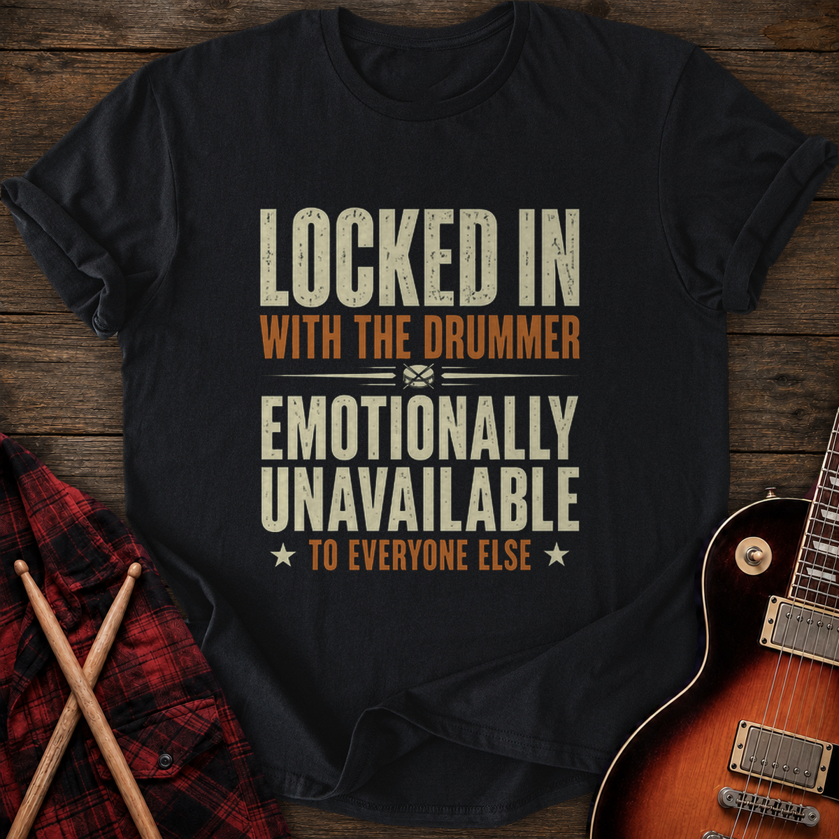 SOUNDOSE Locked In T-Shirt — Black t-shirt