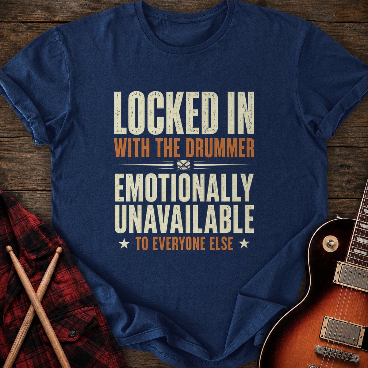 SOUNDOSE Locked In T-Shirt — Navy t-shirt