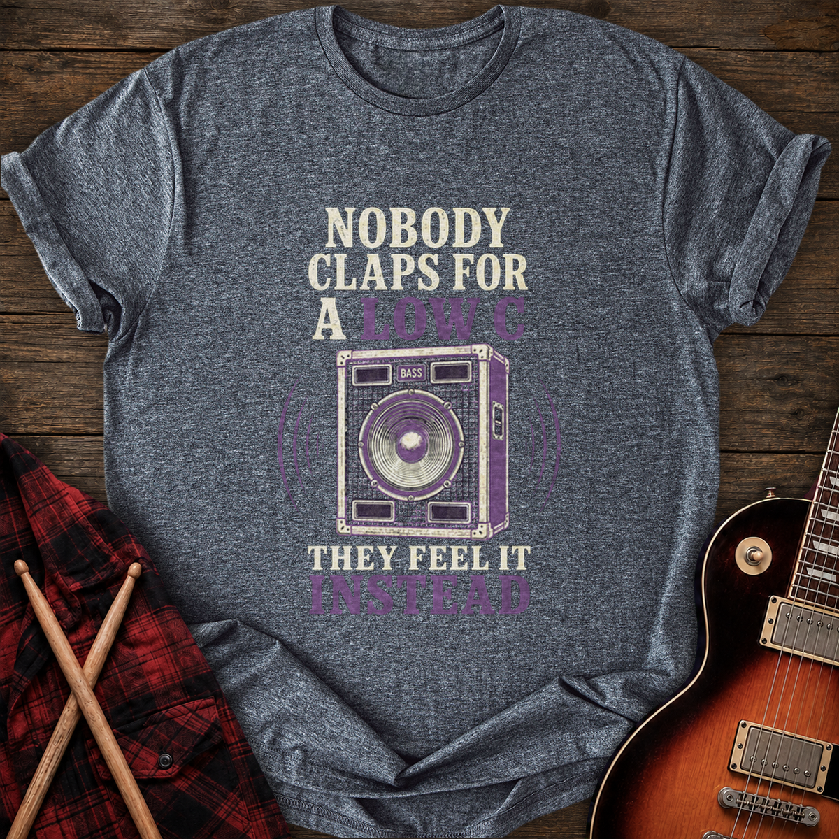 SOUNDOSE Low C T-Shirt — Dark Heather t-shirt