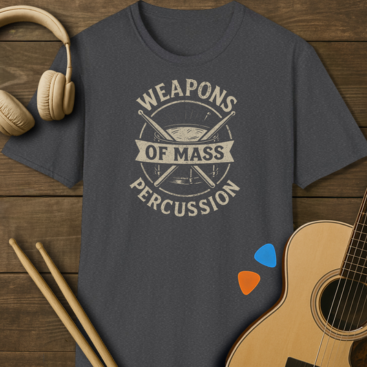 SOUNDOSE Mass Percussion T-Shirt — Dark Heather t-shirt