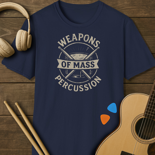 SOUNDOSE Mass Percussion T-Shirt — Navy t-shirt