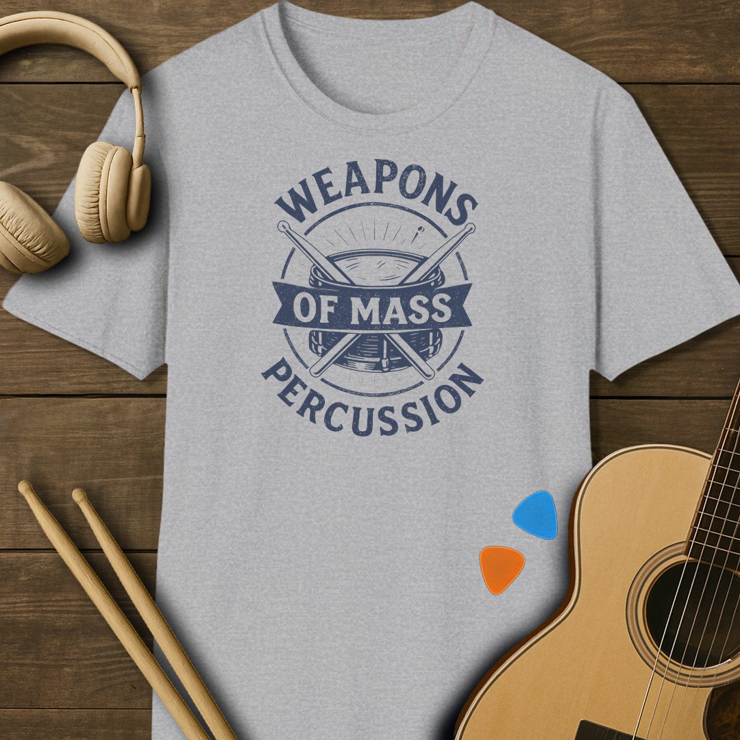 SOUNDOSE Mass Percussion T-Shirt — Sport Grey t-shirt