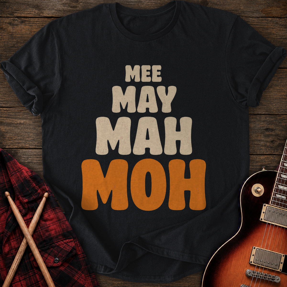 SOUNDOSE Mee May Mah T-Shirt — Black t-shirt