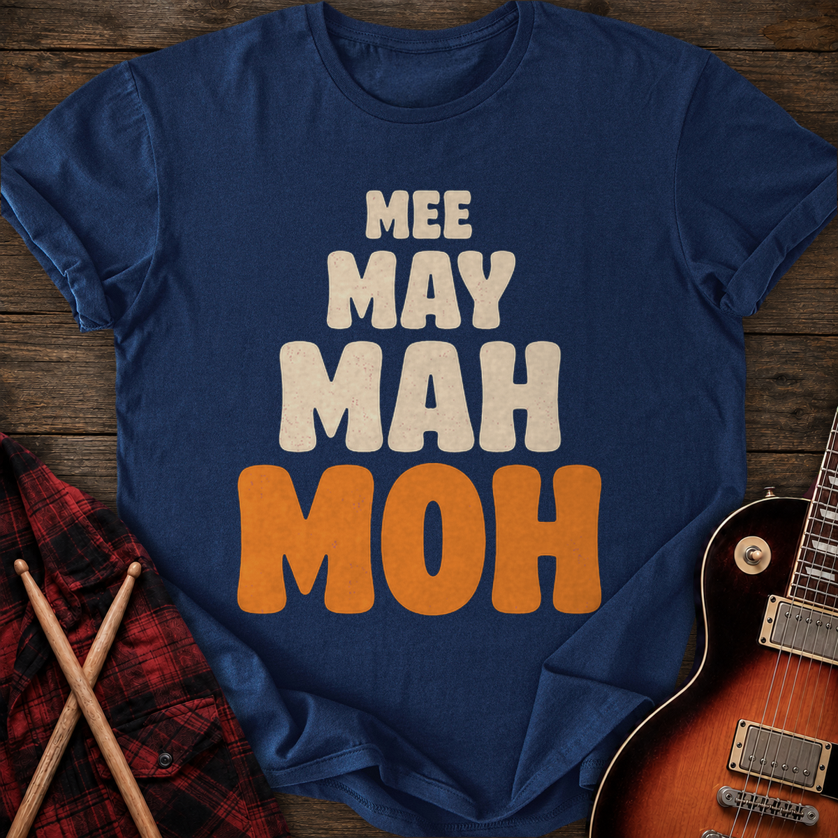 SOUNDOSE Mee May Mah T-Shirt — Navy t-shirt