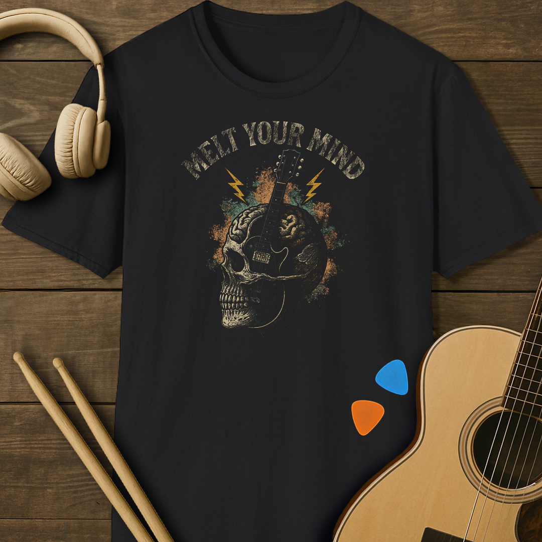SOUNDOSE Mind Melter T-Shirt — Black t-shirt