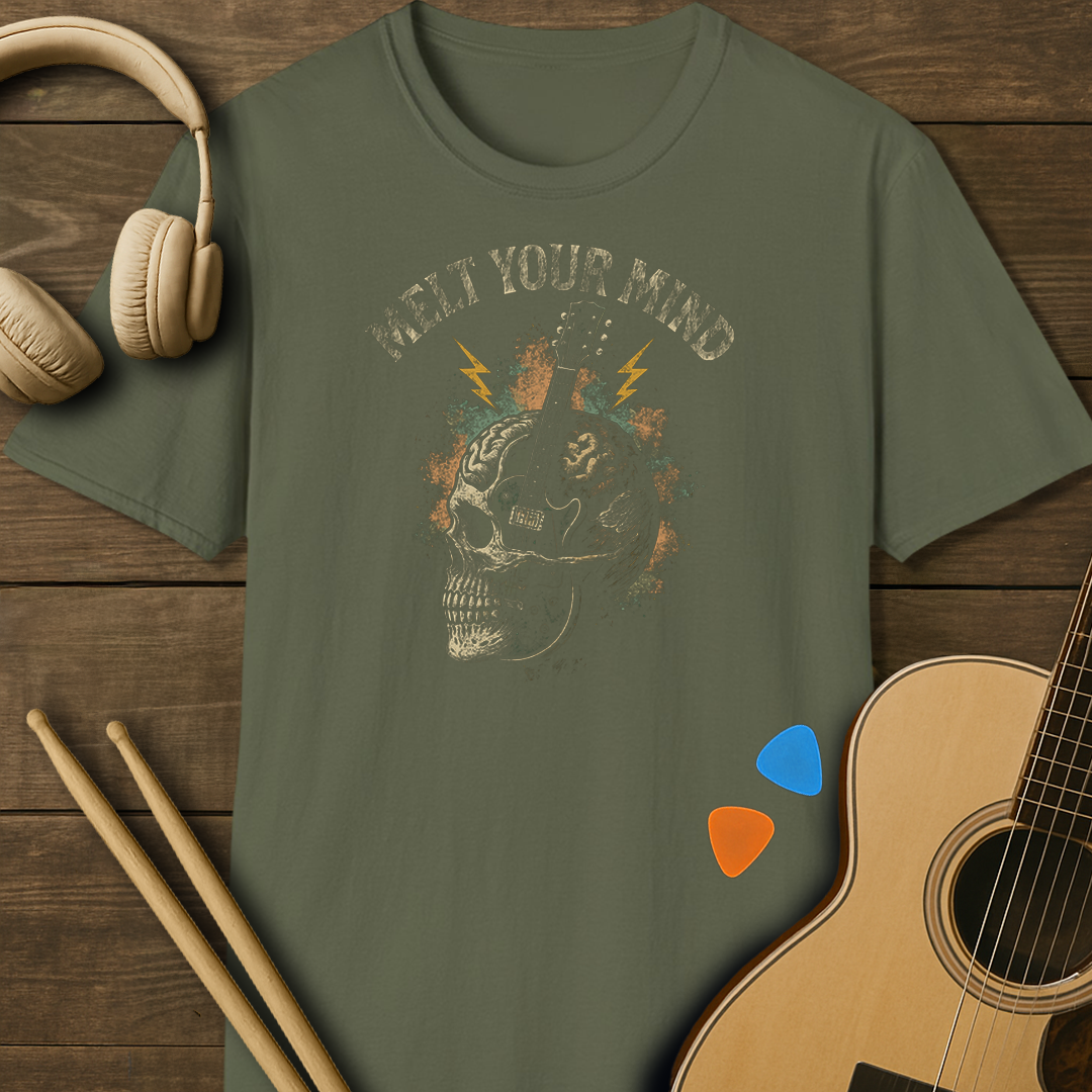 SOUNDOSE Mind Melter T-Shirt — Military Green t-shirt