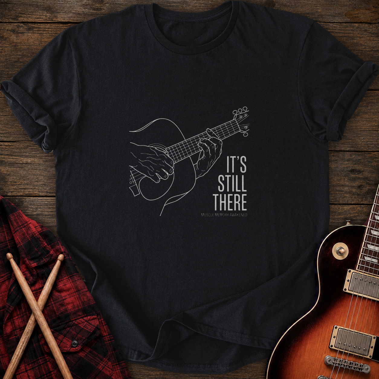 SOUNDOSE Muscle Memory T-Shirt — Black t-shirt