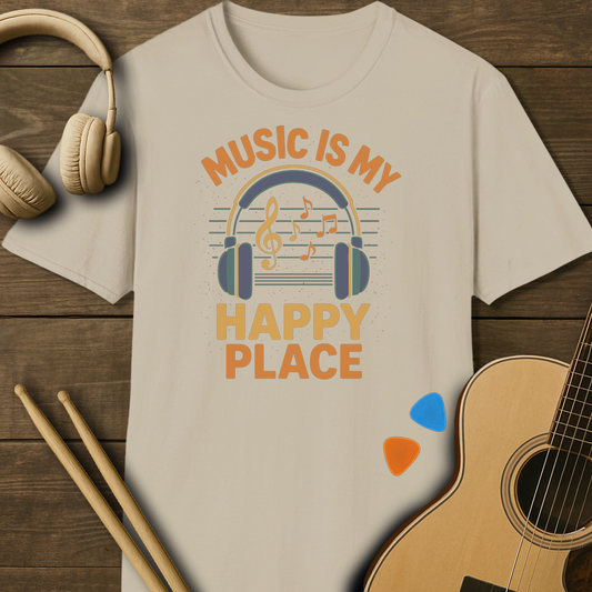 SOUNDOSE Music Place T-Shirt — Sand t-shirt