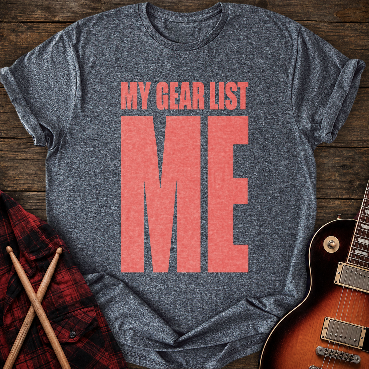 SOUNDOSE My Gear List T-Shirt — Dark Heather t-shirt