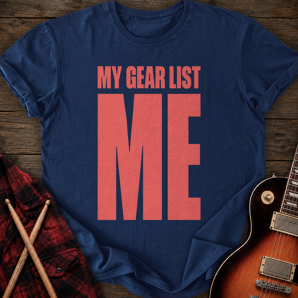 SOUNDOSE My Gear List T-Shirt — Navy t-shirt
