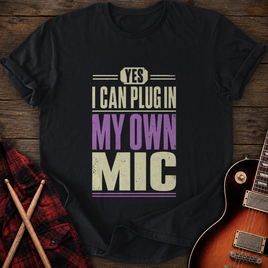 SOUNDOSE My Own Mic T-Shirt — Black t-shirt