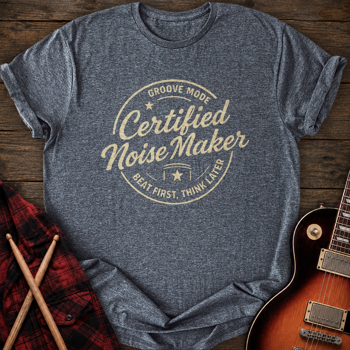 SOUNDOSE Noise Maker T-Shirt — Dark Heather t-shirt
