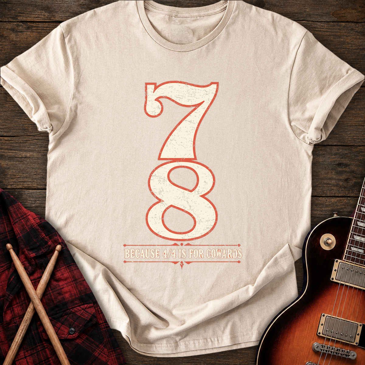 SOUNDOSE Odd Time T-Shirt — Sand t-shirt