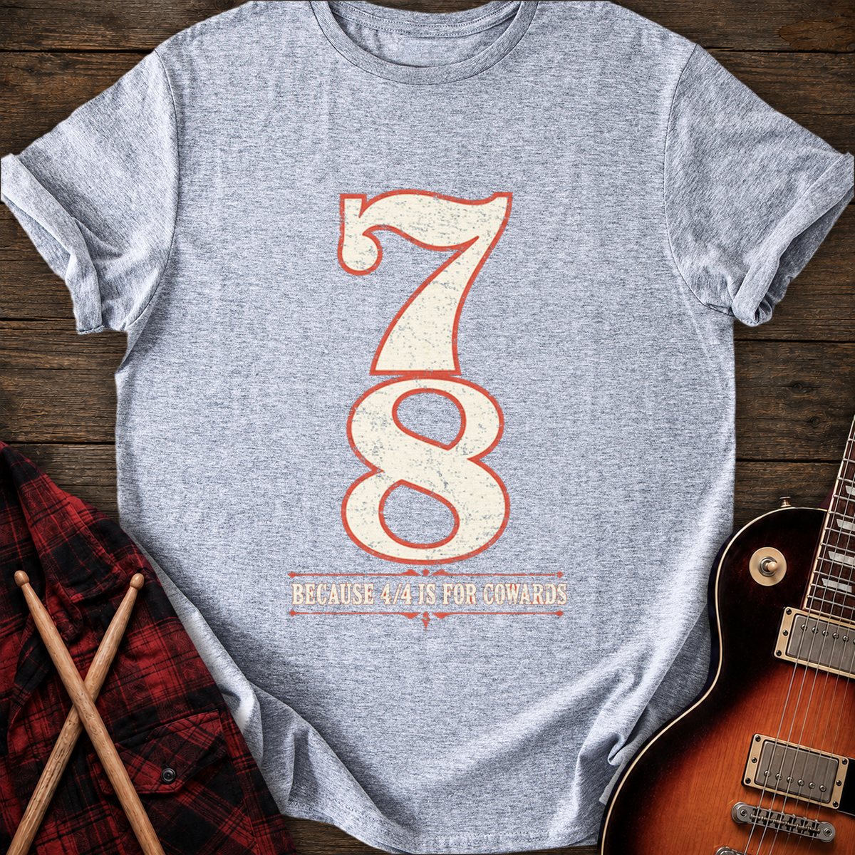 SOUNDOSE Odd Time T-Shirt — Sport Grey t-shirt
