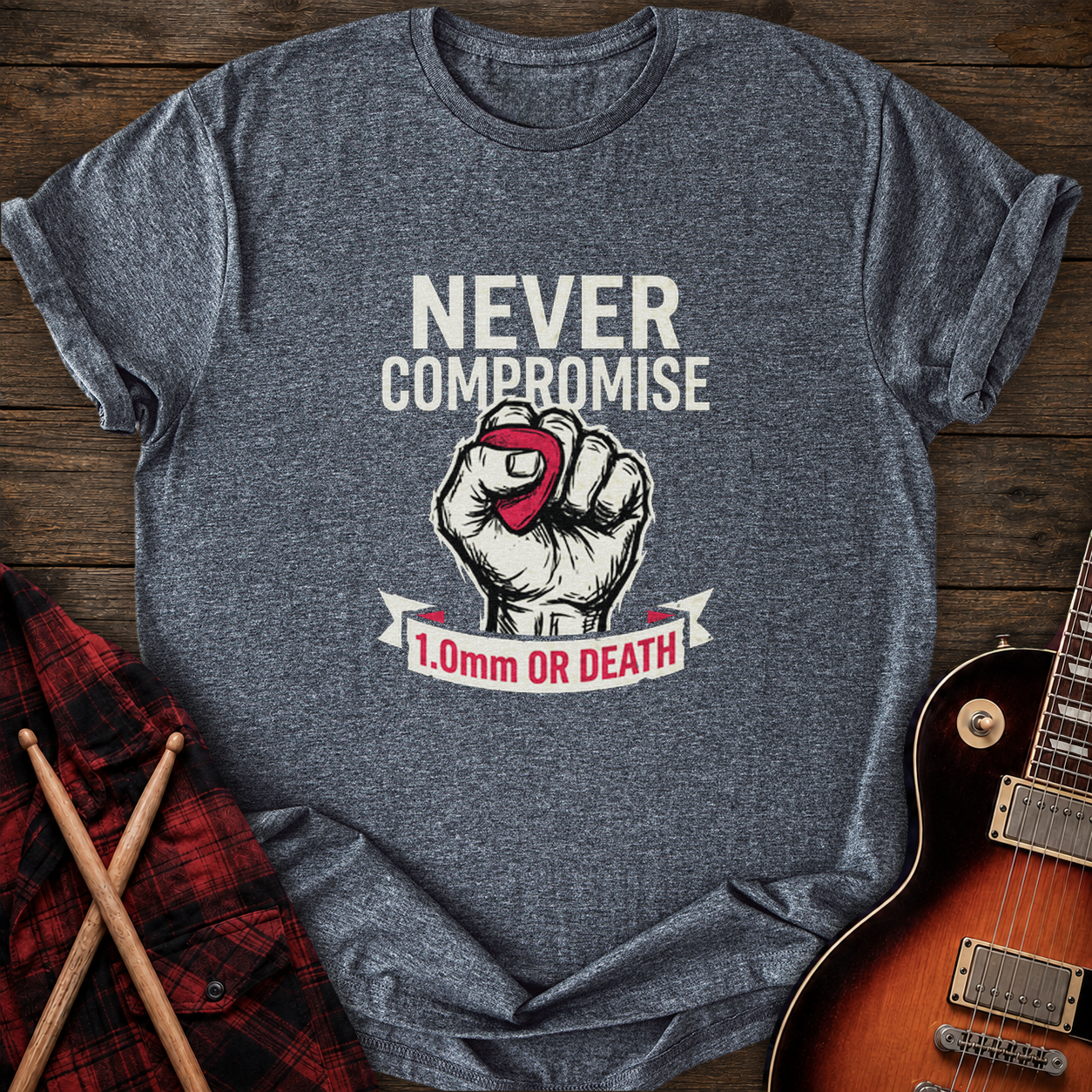 SOUNDOSE One Millimeter T-Shirt — Dark Heather t-shirt