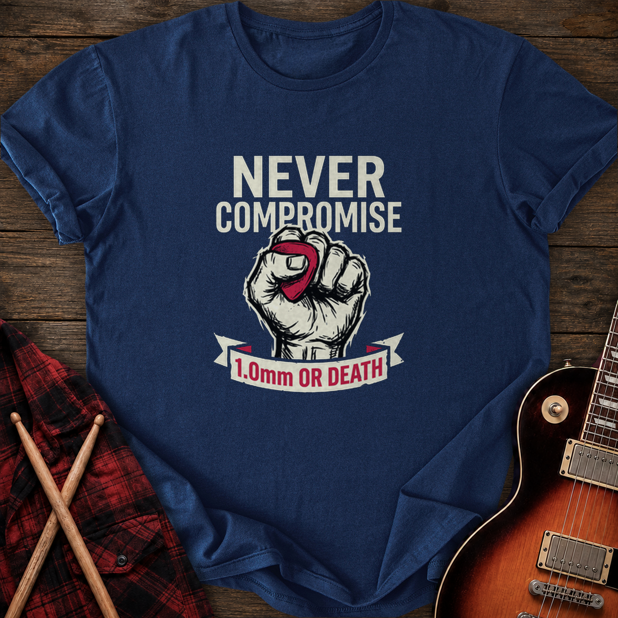 SOUNDOSE One Millimeter T-Shirt — Navy t-shirt