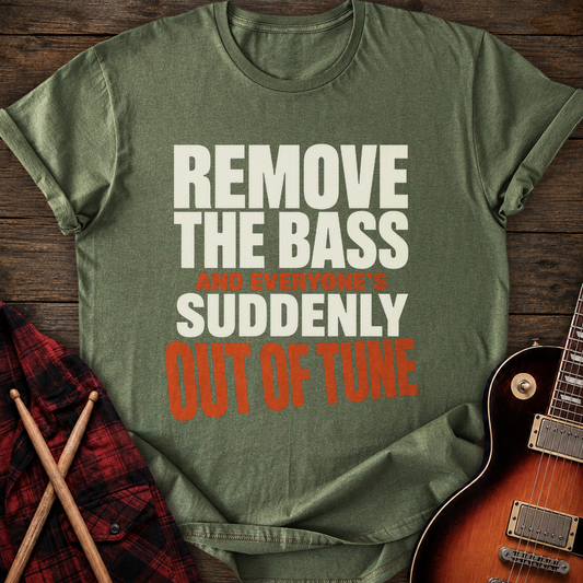 SOUNDOSE Out Of Tune T-Shirt — Military Green t-shirt