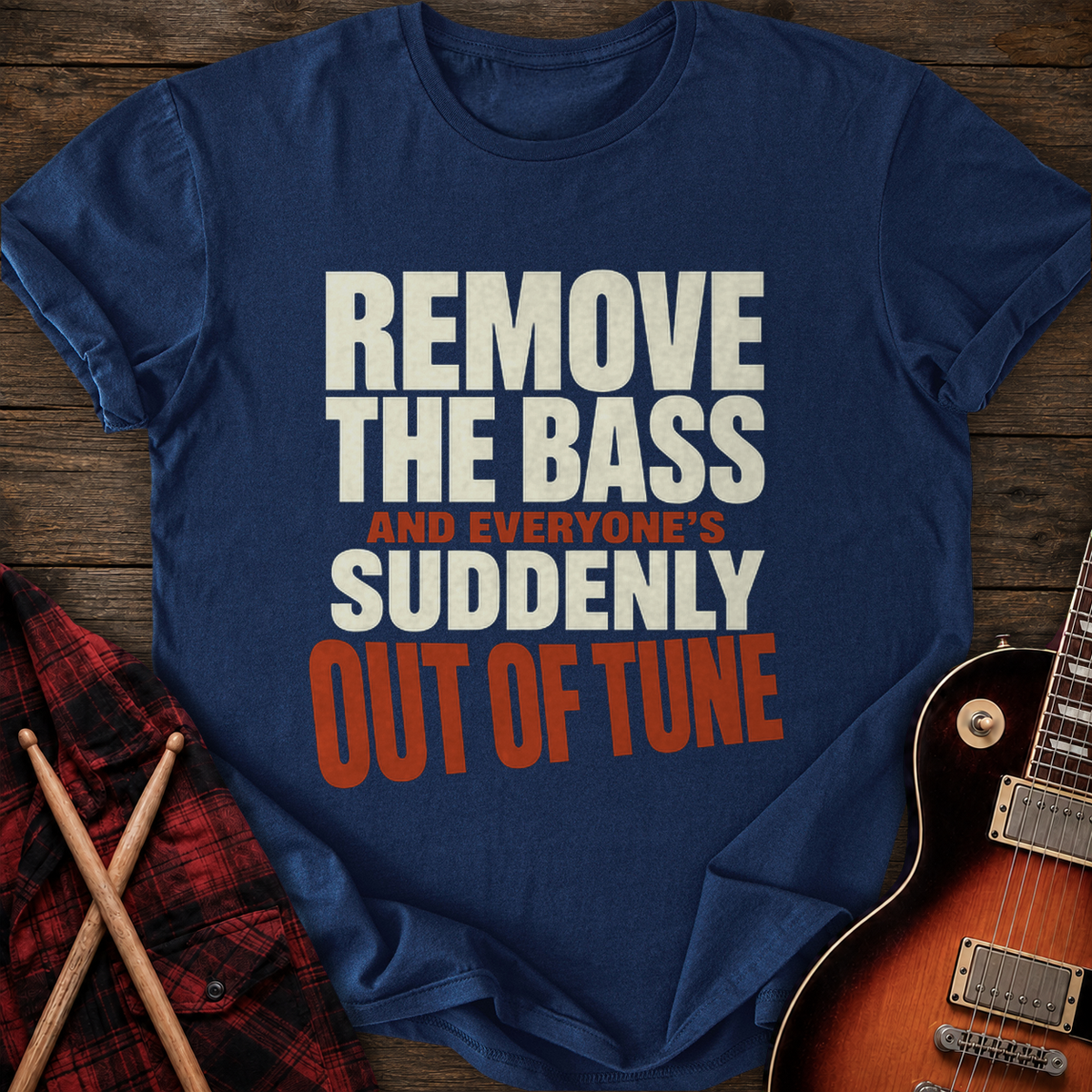 SOUNDOSE Out Of Tune T-Shirt — Navy t-shirt