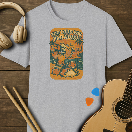 SOUNDOSE Paradise Loud  T-Shirt — Sport Grey t-shirt
