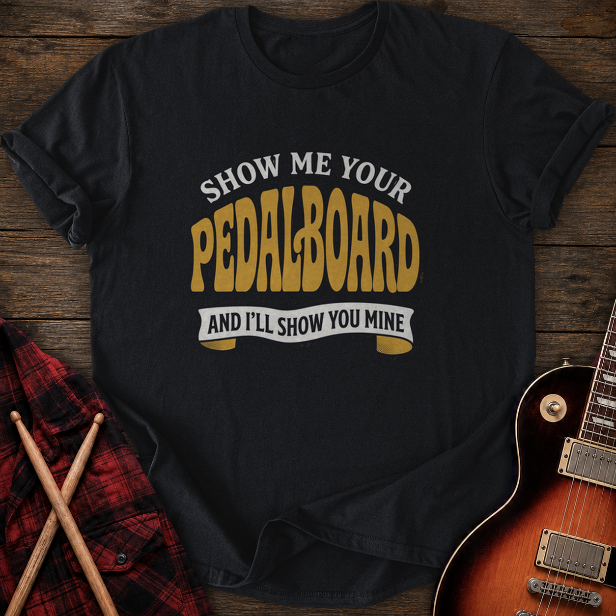 SOUNDOSE Pedalboard Trade T-Shirt — Black t-shirt