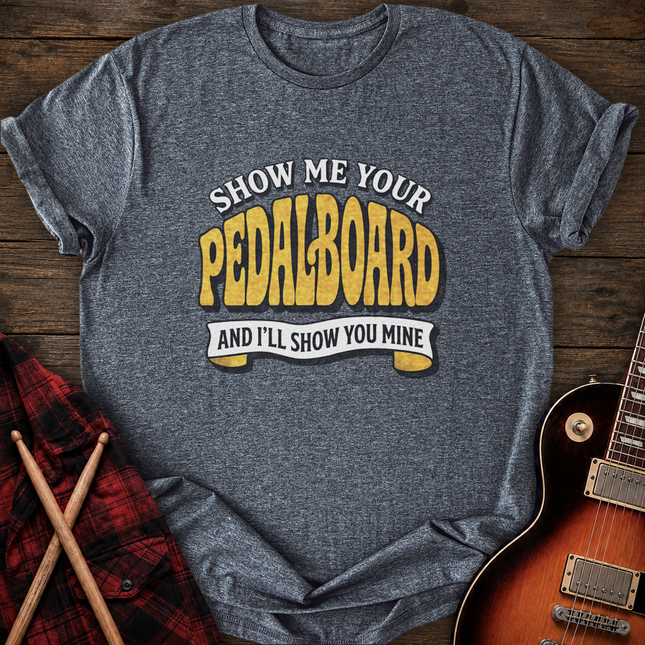 SOUNDOSE Pedalboard Trade T-Shirt — Dark Heather t-shirt