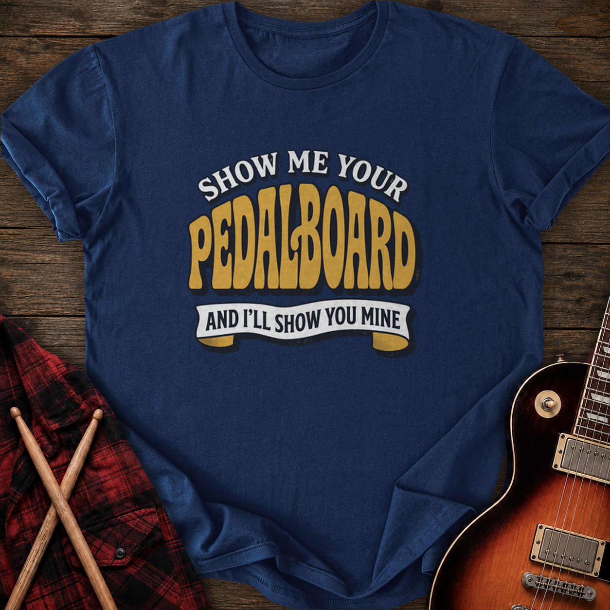 SOUNDOSE Pedalboard Trade T-Shirt — Navy t-shirt