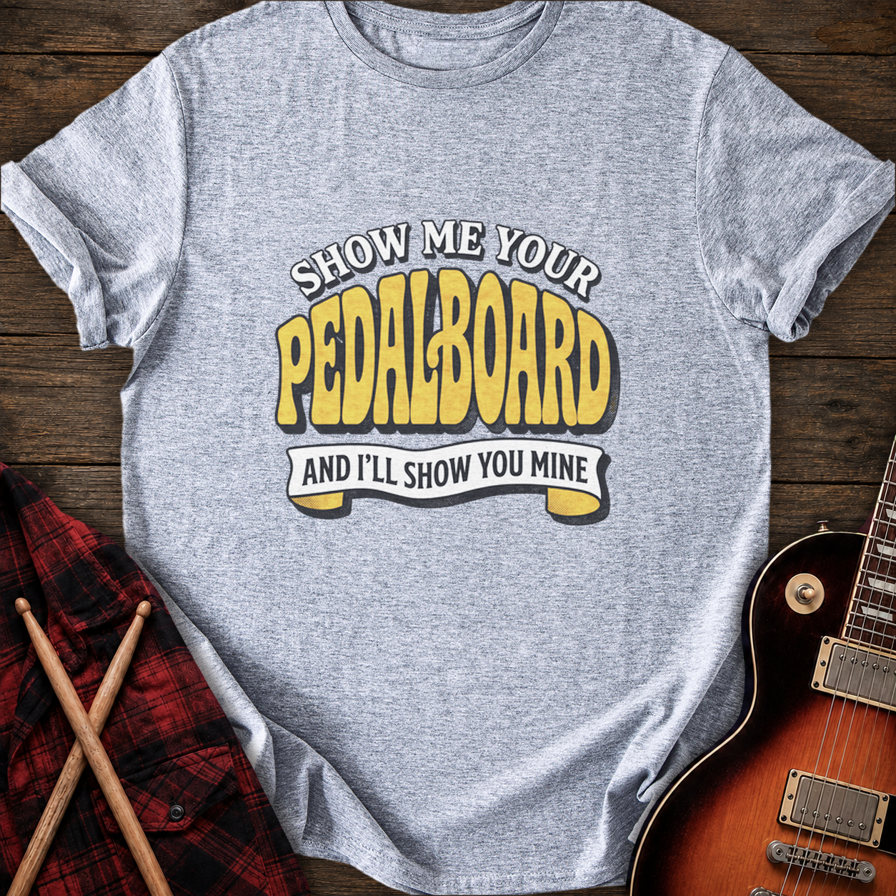 SOUNDOSE Pedalboard Trade T-Shirt — Sport Grey t-shirt