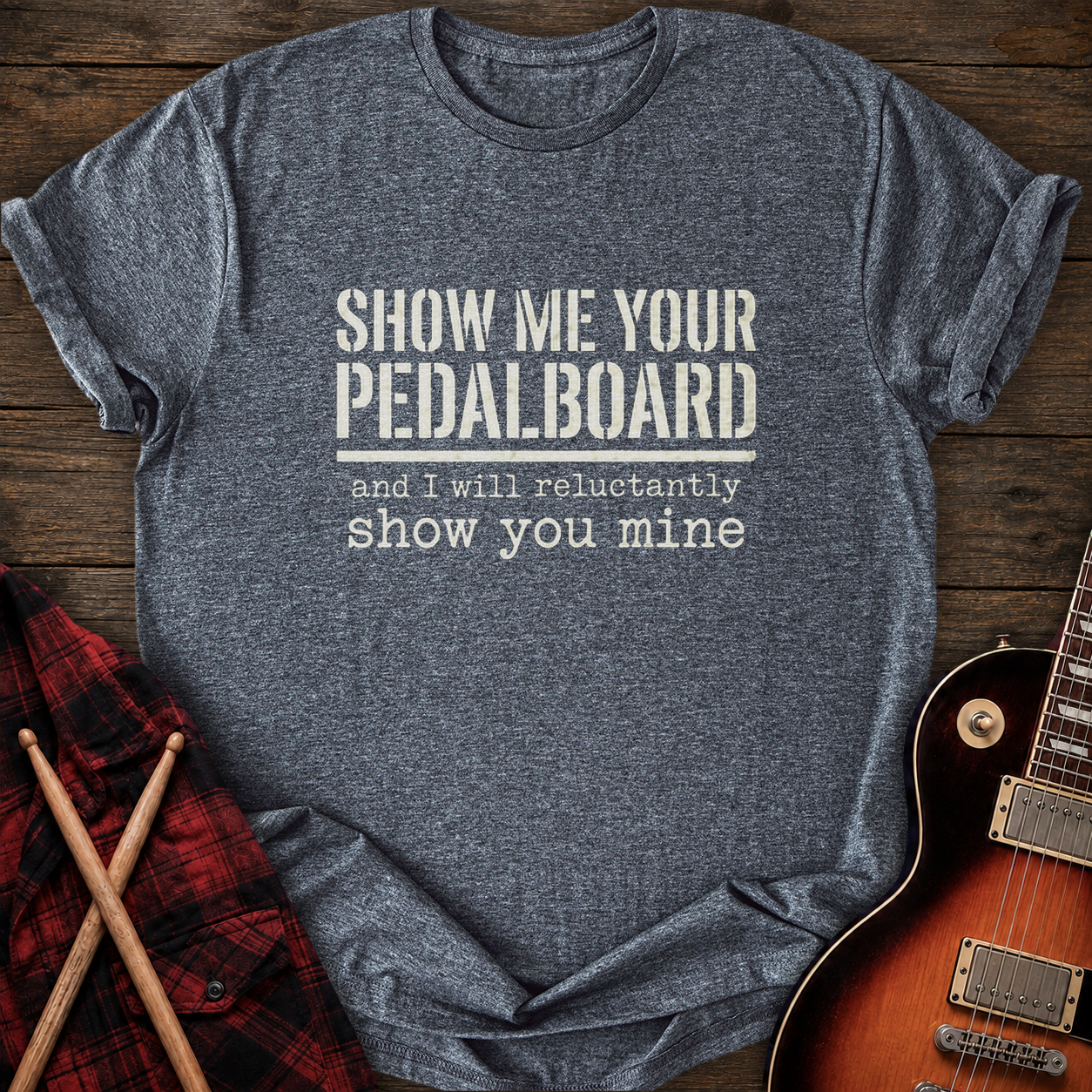 SOUNDOSE Reluctantly Yours T-Shirt — Dark Heather t-shirt