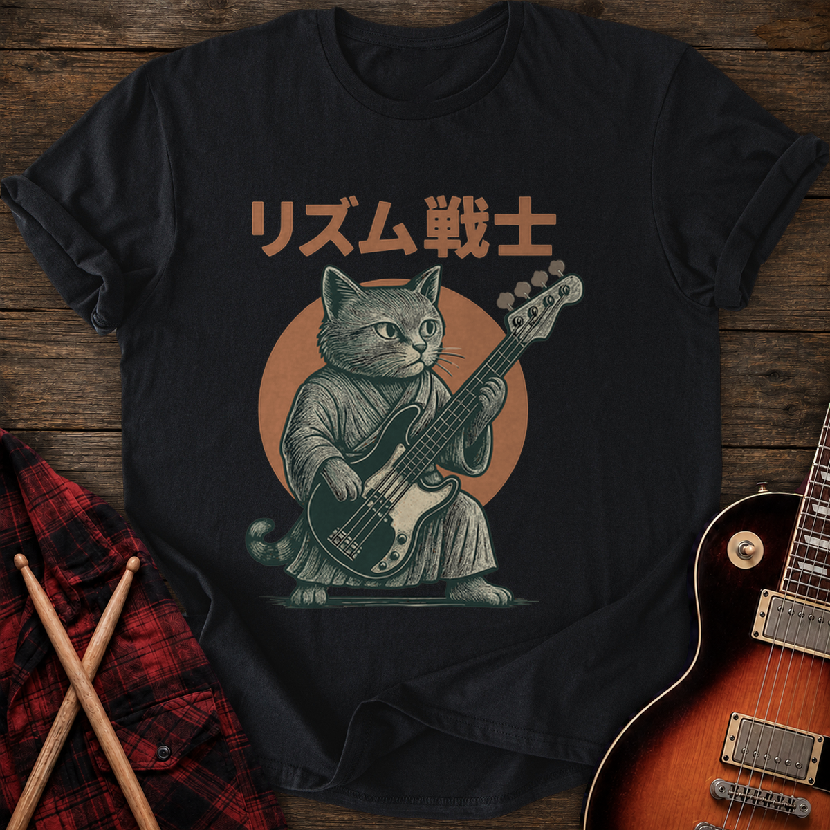 SOUNDOSE Rhythm Warrior T-Shirt — Black t-shirt