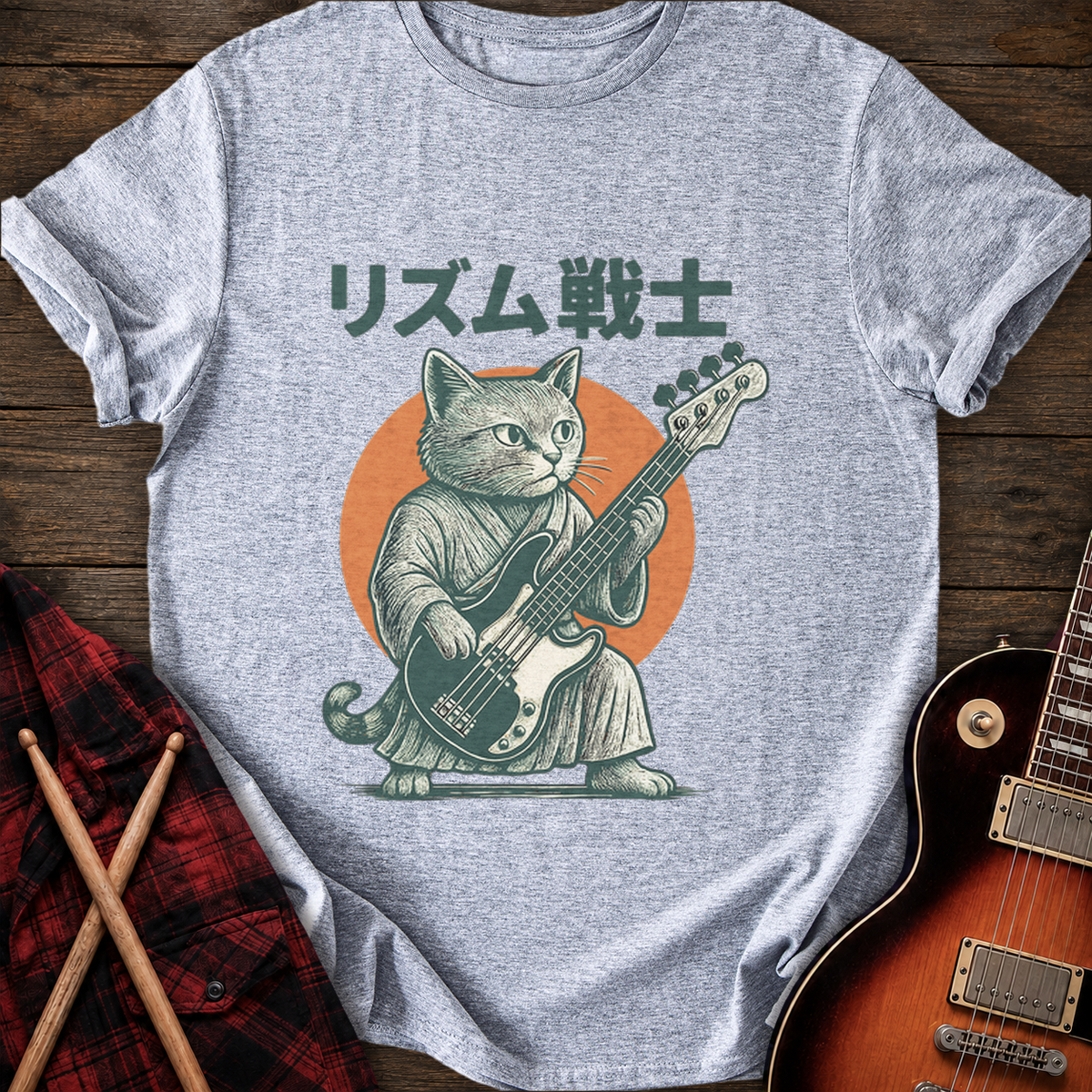 SOUNDOSE Rhythm Warrior T-Shirt — Sport Grey t-shirt