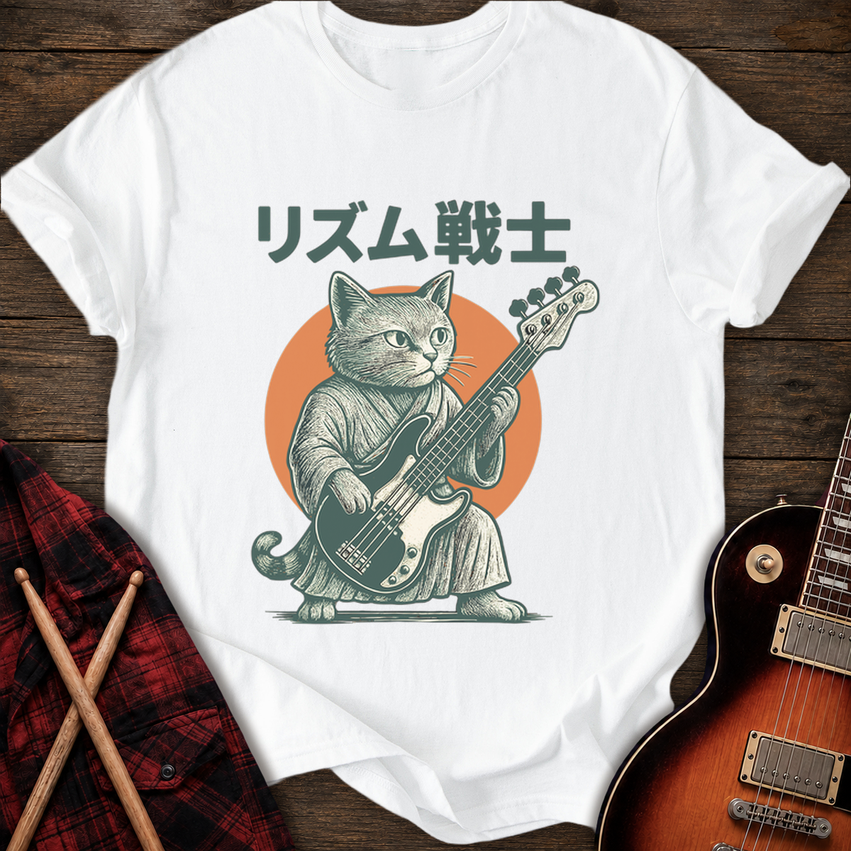 SOUNDOSE Rhythm Warrior T-Shirt — White t-shirt