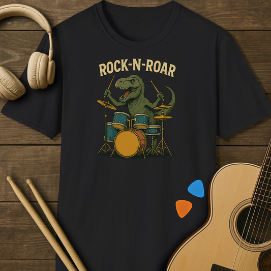 SOUNDOSE Rock-N-Roar T-Shirt — Black t-shirt