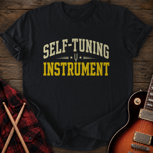 SOUNDOSE Self-Tuning T-Shirt — Black t-shirt