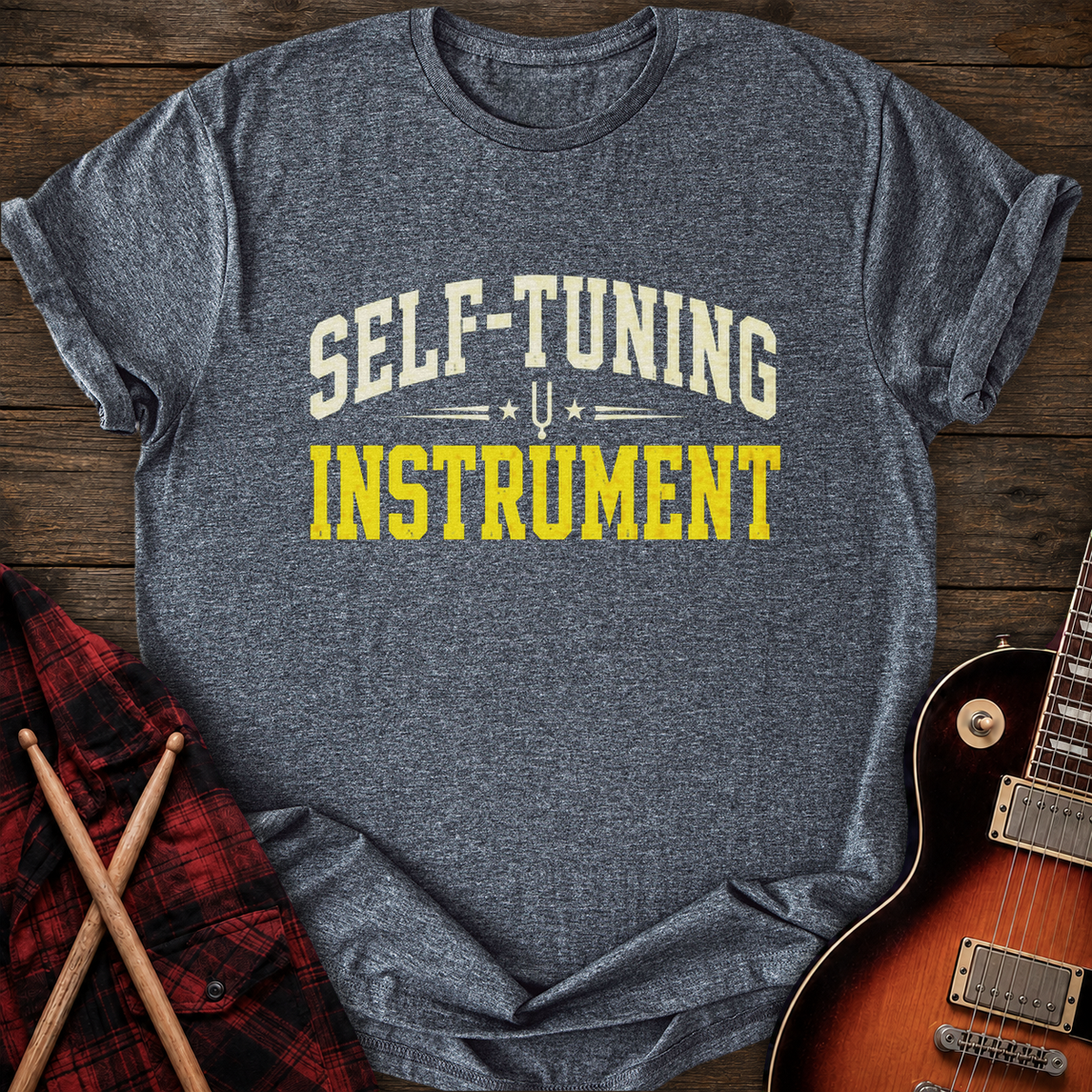 SOUNDOSE Self-Tuning T-Shirt — Dark Heather t-shirt