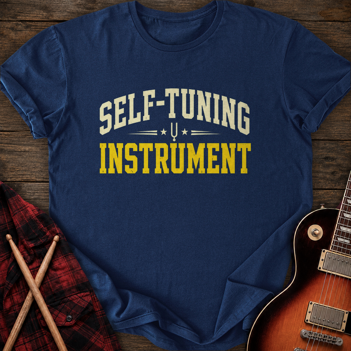 SOUNDOSE Self-Tuning T-Shirt — Navy t-shirt