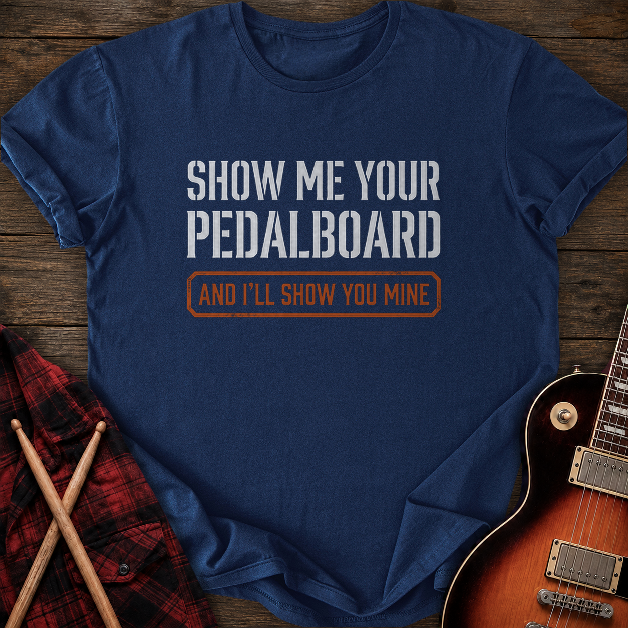 SOUNDOSE Show Me Yours T-Shirt — Navy t-shirt