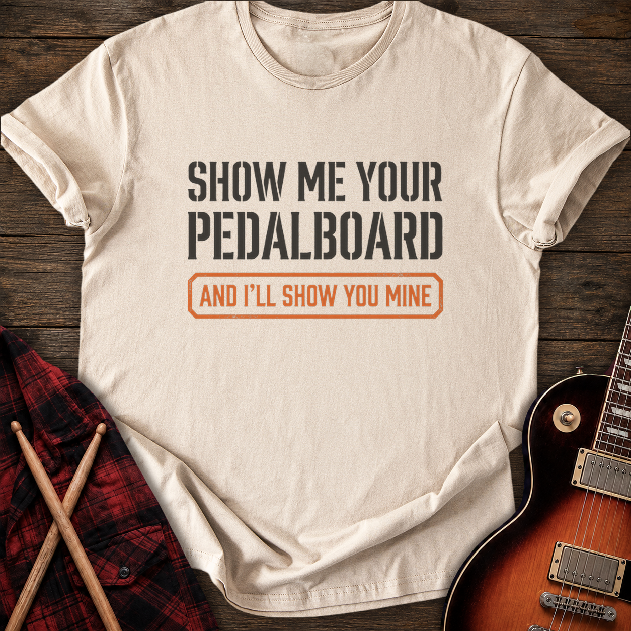 SOUNDOSE Show Me Yours T-Shirt — Sand t-shirt