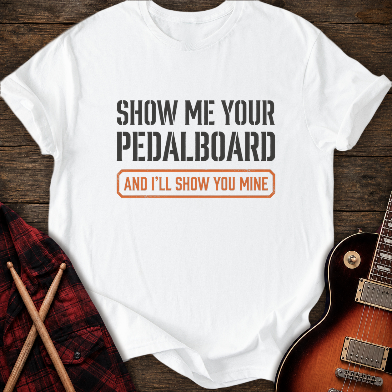 SOUNDOSE Show Me Yours T-Shirt — White t-shirt
