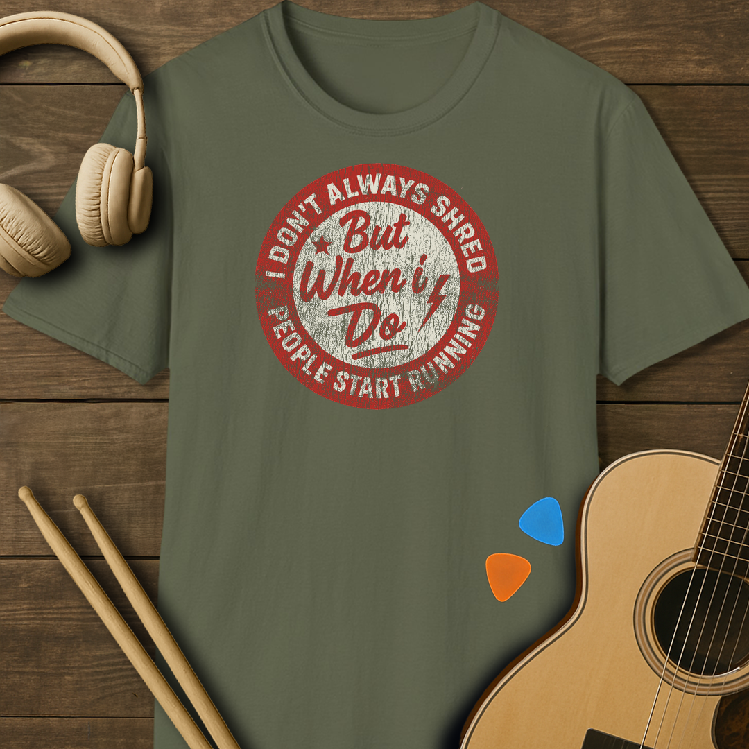 SOUNDOSE Shread T-Shirt — Military Green t-shirt